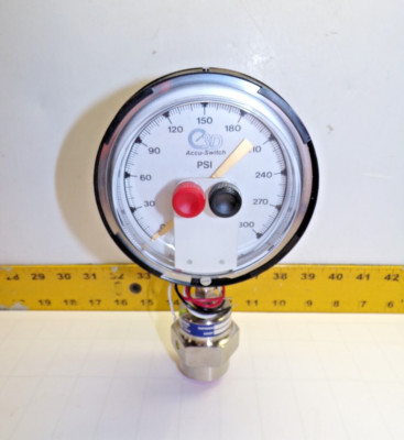 NEW 3D INSTRUMENTS 300 PSI PRESSURE GAUGE W/ DIAPHRAGM 29504-26B51 / TW1.5A.5006
