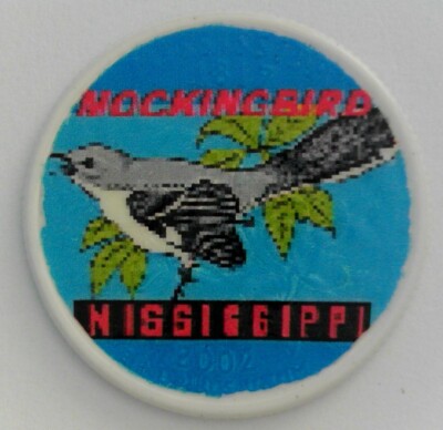Mississippi Mockingbird - Travel / Visit - Colorized Painted Quarter