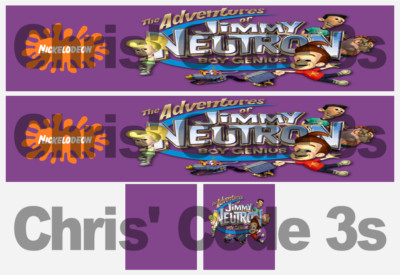 Code 3 selbstklebendes Anhänger Aufkleber - Jimmy Neutron - 1/50 1/64 1/76 1/87 1/148 