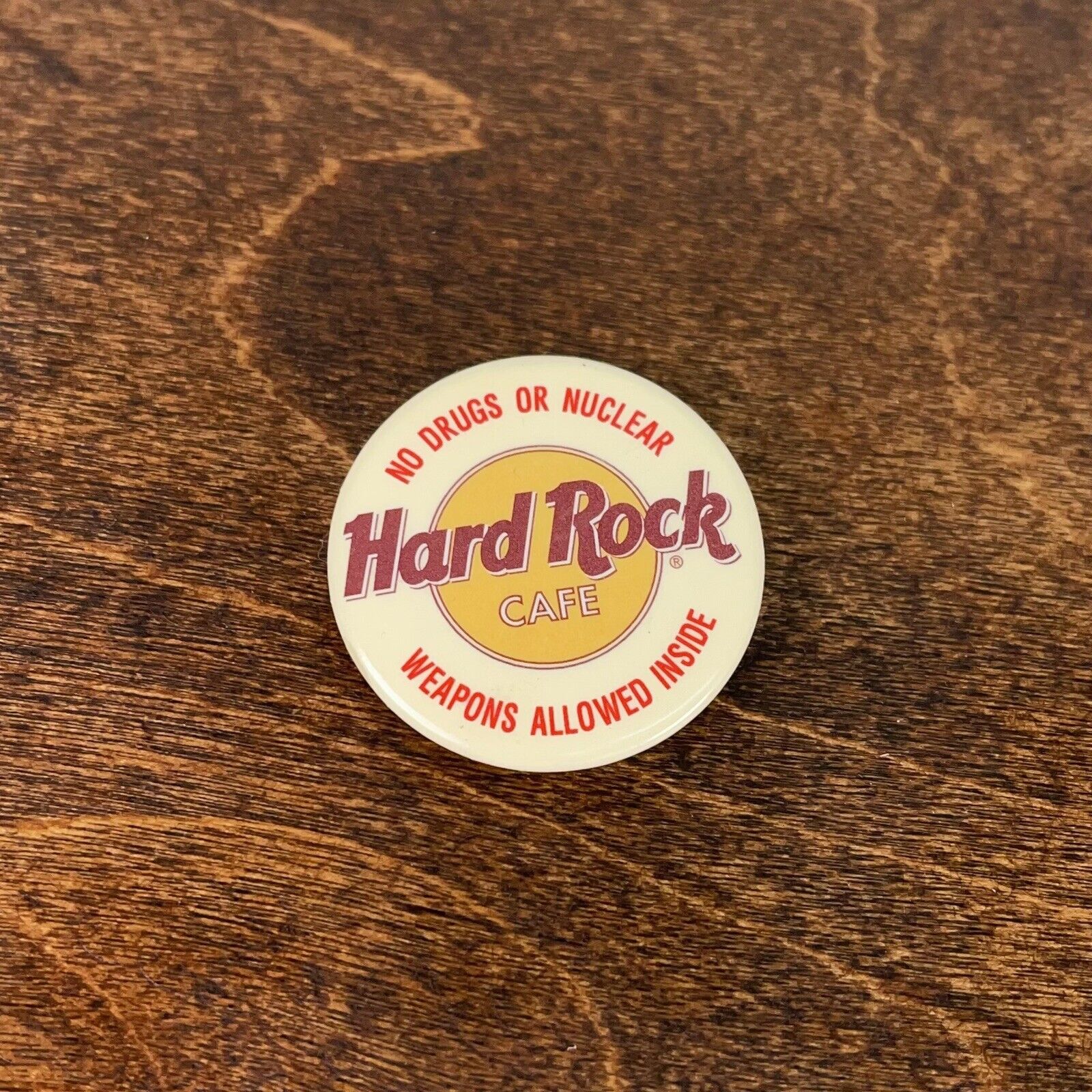 Hard Rock Cafe Pinback Pin 