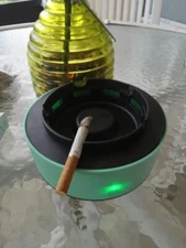 Smart Ashtray with Electric Vacuum Goodbye to Lingering Smoke Forever! Free Ship
