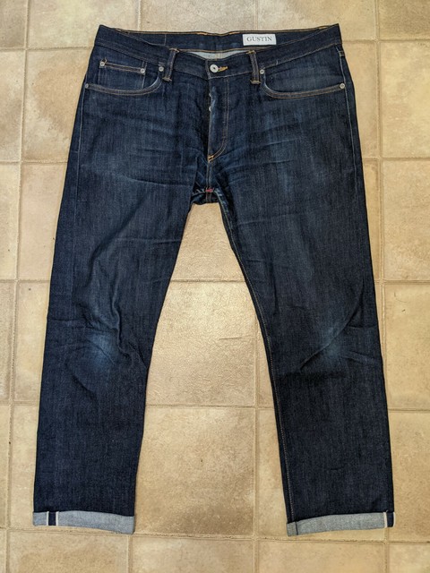 Gustin Slim Fit Raw Selvedge Denim 