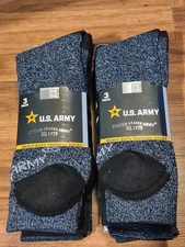 6-Pairs U.S. Army Heavy Duty Thermal Socks 10-13