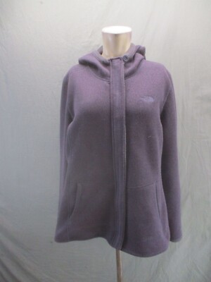The North Face Size XL Womens Zip Hood Pocket Hi-Pile Lined Athletic Jacket 636