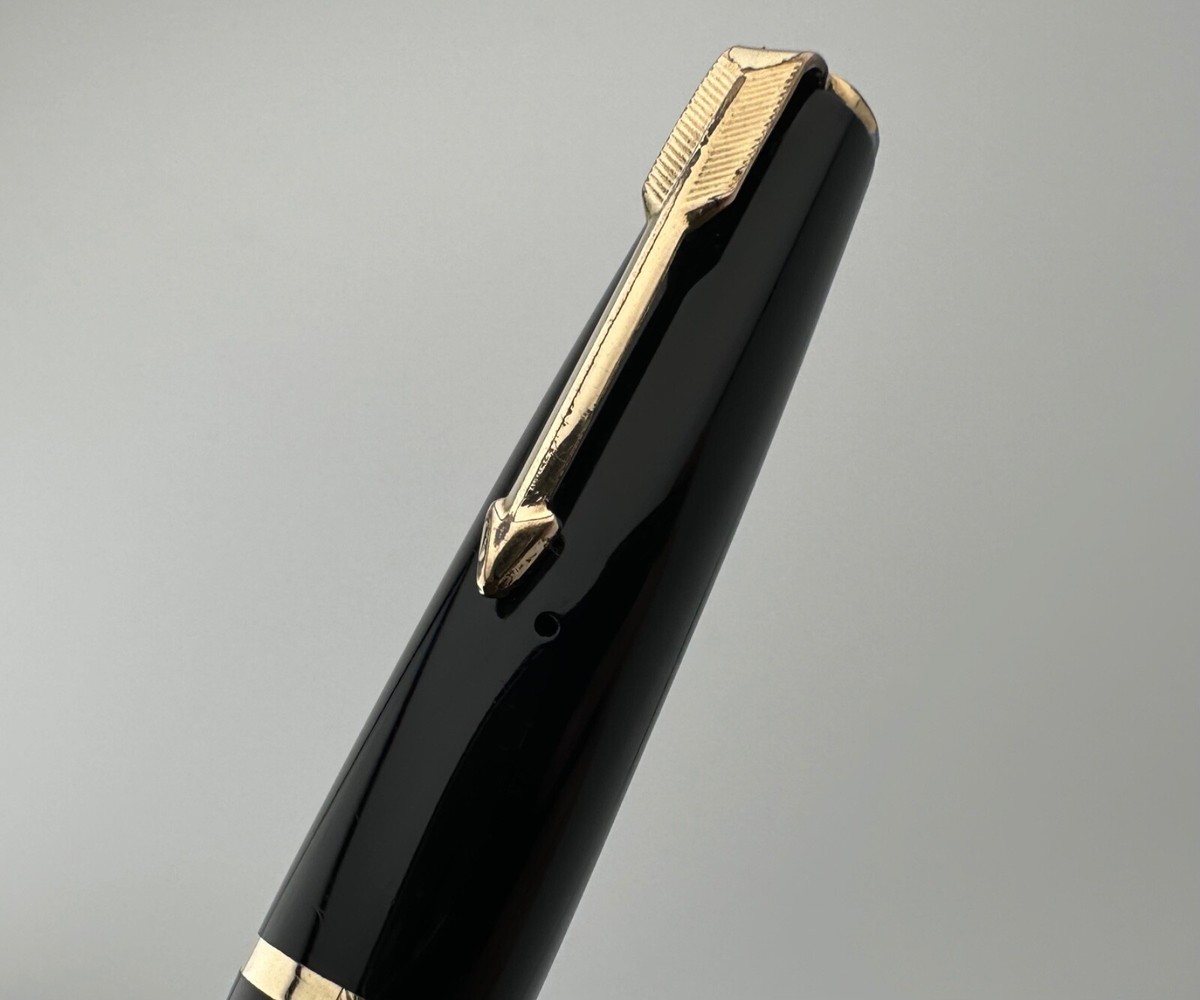 Stylo Plume Vintage Parker Slimfold - Plume En Or 18 Carats Pointe Fine (F) - Fabrication France - Occasion