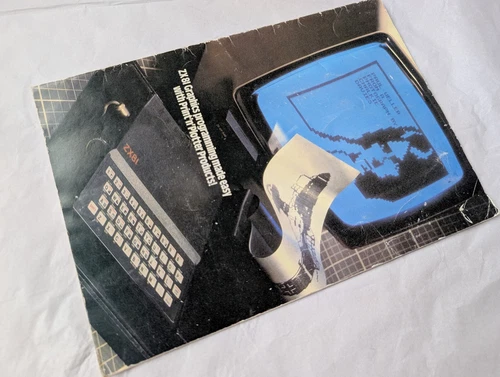 Vintage ZX81 Print ’ n ’ Plotter Brochure