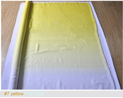 Tessuto chiffon 30d 39 pollici x 58 pollici per abito tessuto 2 tonalità per matrimonio ballo - Foto 12 di 16