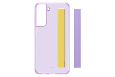 Samsung Galaxy S21 FE SIlicone Slim Strap Cover- Violet