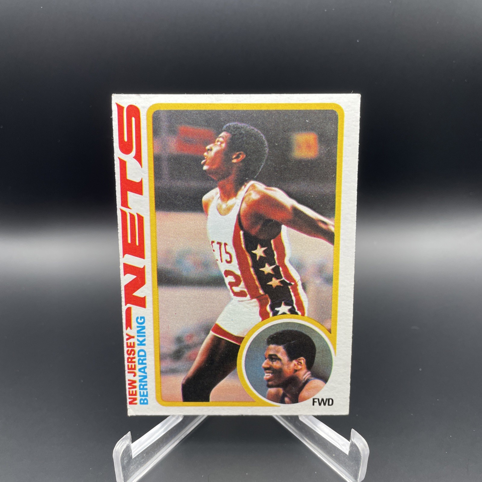 1978 Topps Basketball Bernard King Rookie #75 New Jersey Nets RC