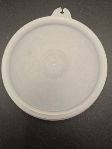 Tupperware Replacement Lid  733-4 Sheer/Clear  3.75" - Picture 1 of 2