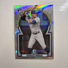 2023 Bowman Chrome Oswald Peraza Rookie RC Rookie of the Year Favorites