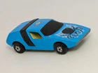 Vintage Matchbox Superfast 1972 Black Widow VIII Siva Goodyear Spider Blue