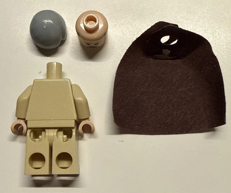 LEGO Obi-Wan Kenobi Minifigura con Capa Andrajosa - Star Wars (sw1254) 9001925 Foto 3 de 3