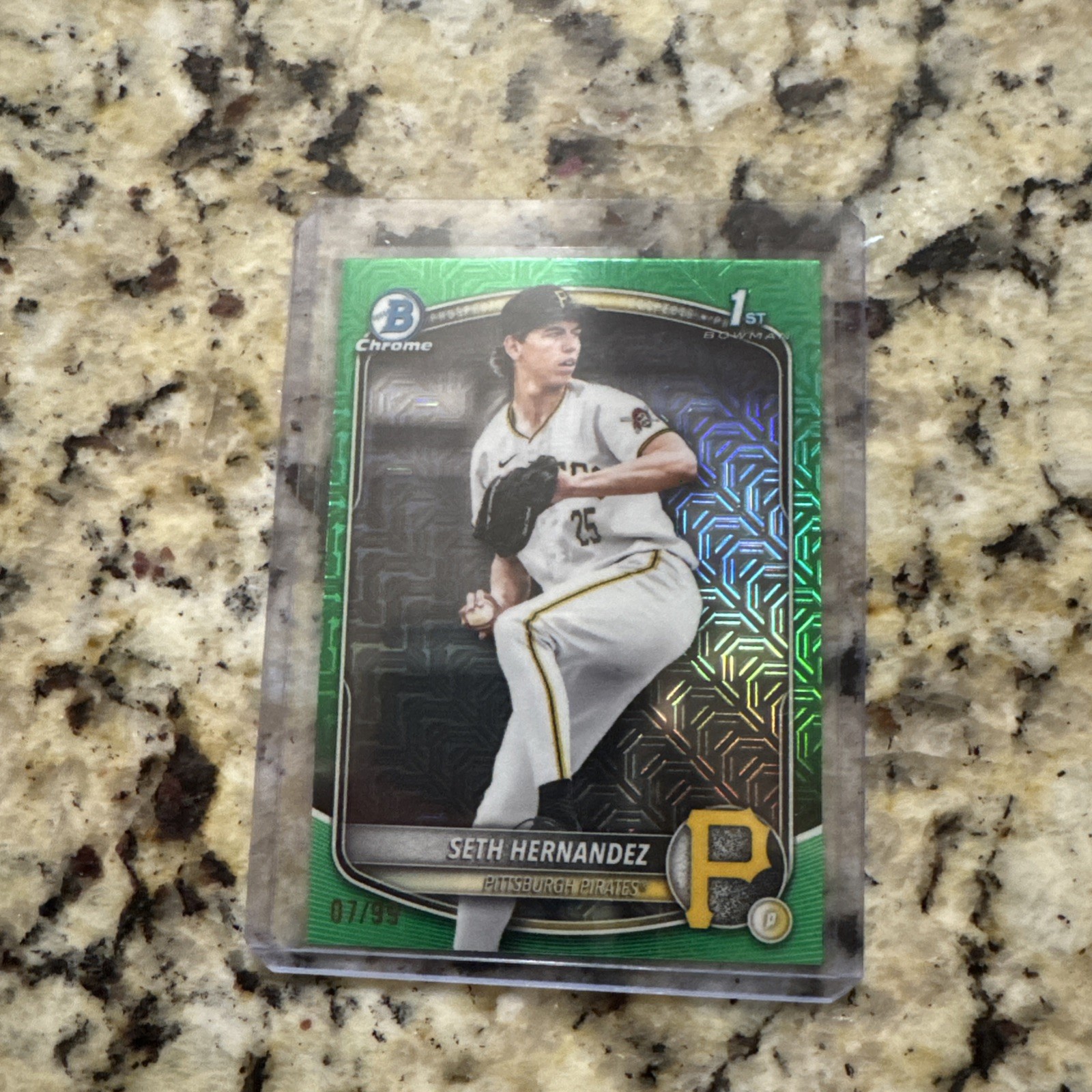 2025 Bowman Draft Seth Hernandez BDC-25 Green Mojo /99💥🔥