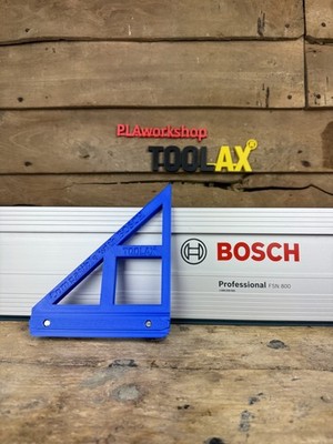TOOLAX 45 & 90 Grad großer Winkel Fasenanschlag für Bosch Führungsschiene.