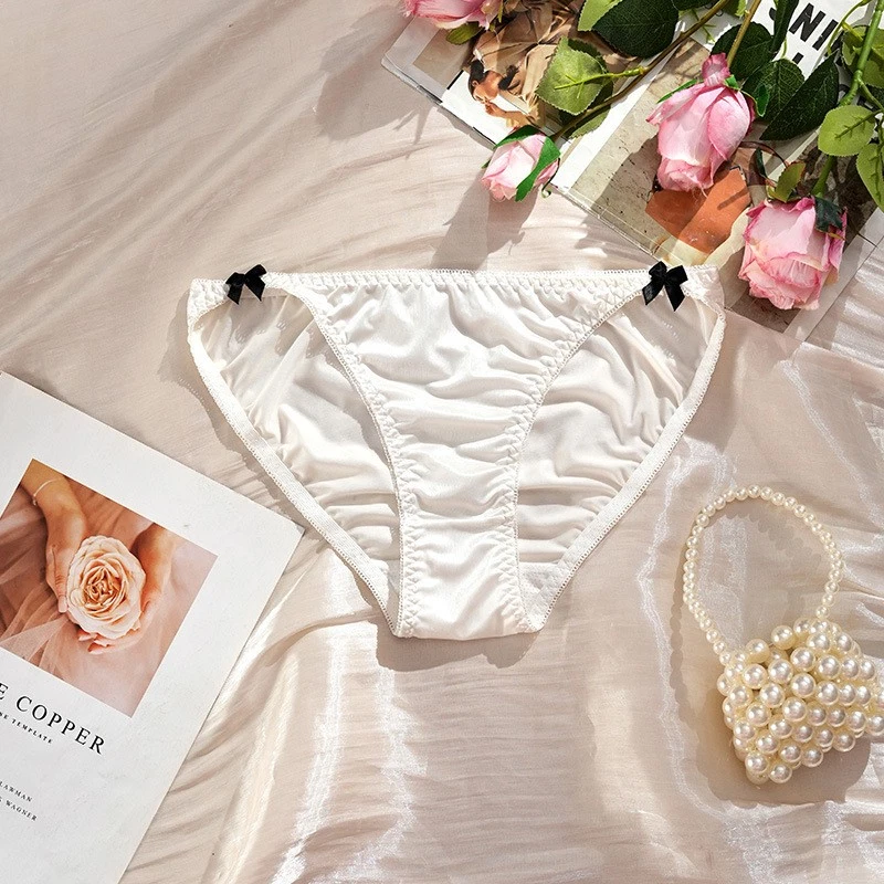 6 Pack Lot Sexy Womens Satin Panties Bikinis Briefs Underwear Ladies Lingeries - Image 4 of 4