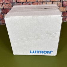 box of 12 new Lutron Claro Wall Plate lot Screwless - Snow White - Satin SC-1-SW