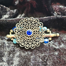 Lilla Rose Flexi w/ Blue Beaded Accents XXS