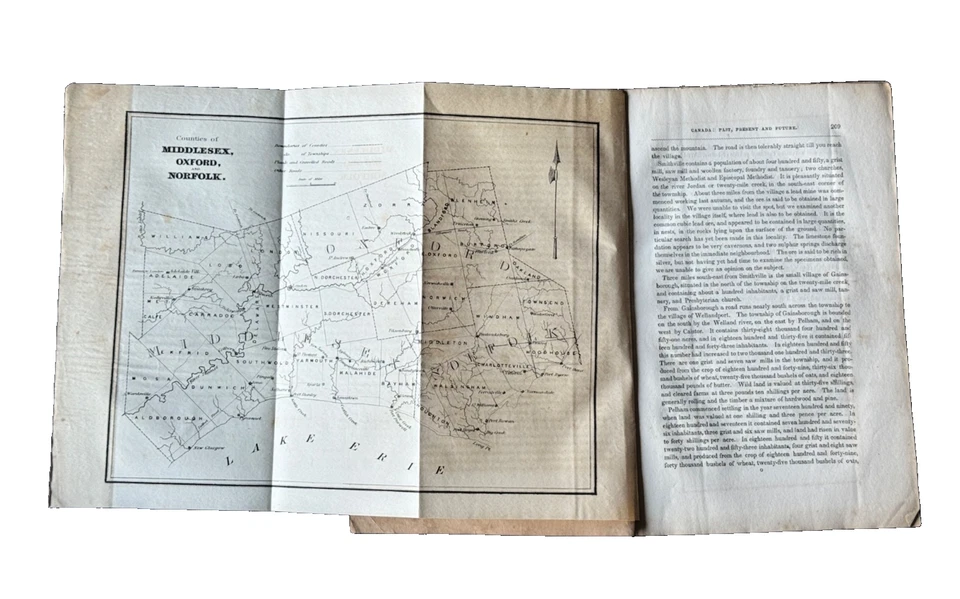 1851 Canada West W.H. Smith Parts I-IV with all Maps Pre-Confederation Maclear - Image 4 of 4