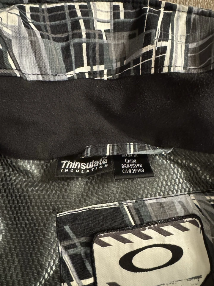 Vintage OAKLEY ICON Waterproof Outdoor Ski Snowboard Jacket Coat Size L RARE - Image 3 of 4