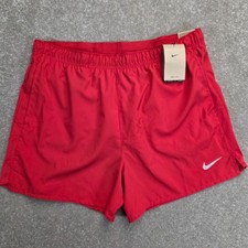 Nike Men's Dri-FIT Challenger 5" Brief Lined Running Training Shorts Size XL Red