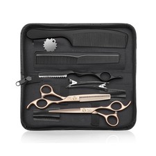 JASON Professional 10-Piece Haircut Scissors Set - 6.7" Thinning/Texturizing ...