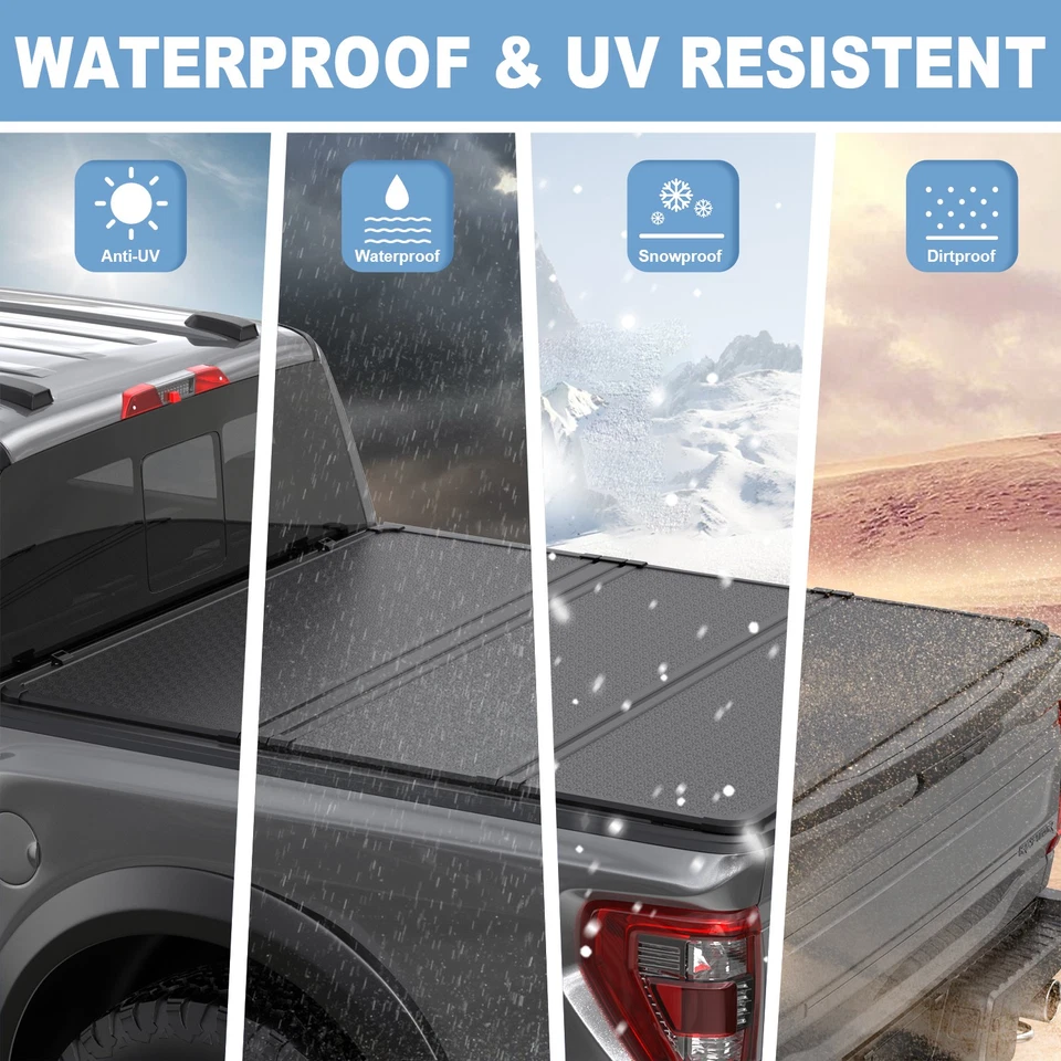 5FT 60" Tonneau Cover Bed For 2024 2025 Toyota Tacoma Extra Short Bed - Image 4 of 4