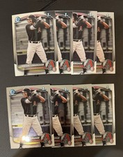 8x 2025 Bowman 1st Chrome Draft Kayson Cunningham BDC-84 8x Card Lot