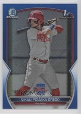 2023 Bowman Chrome Prospects Blue Refractor /150 Nikau Pouaka-Grego #BCP-89 g1k
