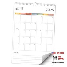 Beautiful 2026 Wall Calendar - Runs from January 2026 until July 2027 - Large