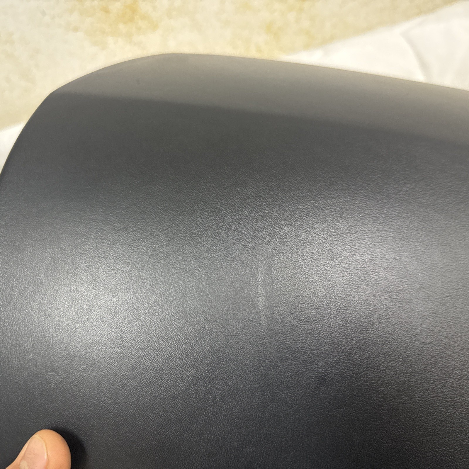 2004 LAMBORGHINI GALLARDO GAUGE INSTRUMENT CLUSTER COVER TRIM Black STITCHING