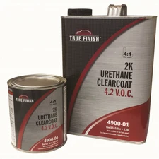 Transtar Autobody Products 4900-01 Urethane Clearcoat, 1 gal Can, True, 4:1 Mixi