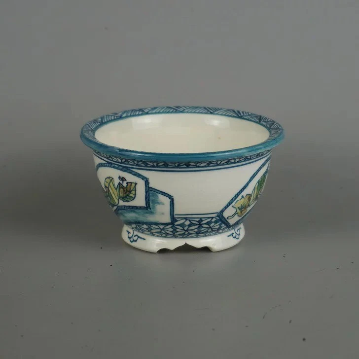 Japanese bonsai pot YUKI SHOSEKI signed IROE Autumn leaves w/ box made in JAPAN - Image 4 of 4