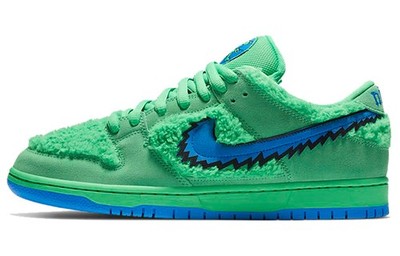 Nike SB Dunk Low Grateful Dead Bears Green Men CJ5378-300 New Authentic