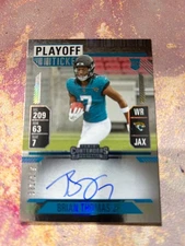 2024 Brian Thomas Jr Contenders SP on card Auto 81/149 plus 5 RC's