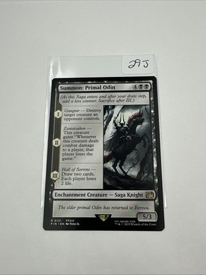 Summon: Primal Odin Final Fantasy R0121 MTG Magic the Gathering NM