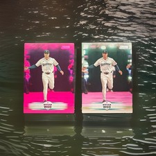 2025 Topps Stadium Club Bryan Woo Seattle Mariners #197 Pink Parallel & Base Lot