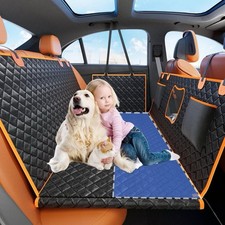 Dog Car Seat Cover for Back Seat,Waterproof Seat Protector Scratchproof ,Black