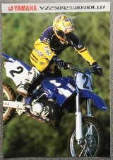 YAMAHA YZ Motorcycle Range Sales Brochure c1999  3MC-0107027-99E