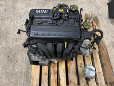 Mini Cooper One R50 R53 1,6l Motor Benzin W10B16 komplett mit Anbauteilen Bj2005