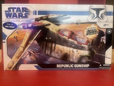 Star Wars Clone Wars 2008 REPUBLIC GUNSHIP  UNOPENED WALMART EXCLUSIVE