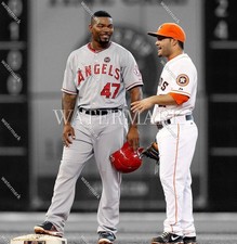 DA479 Howie Kendrick Angels -Jose Altuve Astros 8x10 11x14 16x20 Spotlight Photo