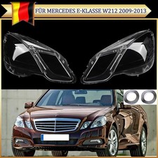 Links+Rechts Klar vorne Scheinwerferglas Für Mercedes E-Klasse W212 2009-2013