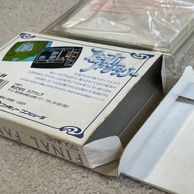 Final Fantasy W/Box Manual Famicom FC NES Very Good Used Game Retro Rare NTSC-J