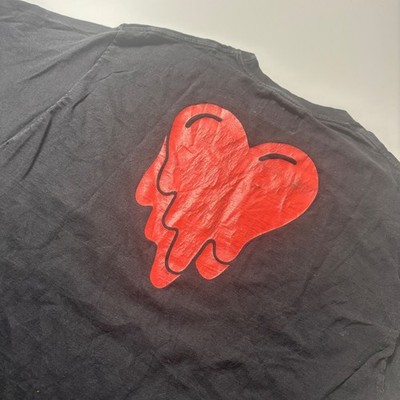 Emotionally Unavailable Champion HERMESS Graphic Print Black TShirt Drip Heart