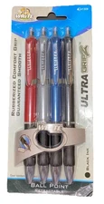 Vintage The Write Dudes GripZ 4 Rubber Grip Pen 1.5 mm Black New Sealed 41308