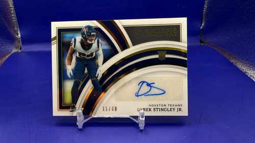 2022 Panini Immaculate Collection - Patch Rookie Auto  Derek Stingley Jr.  /49