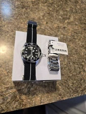 LNIB Citizen Promaster BN0261-51E Eco-Drive Black Sapphire Stainless Steel 200M