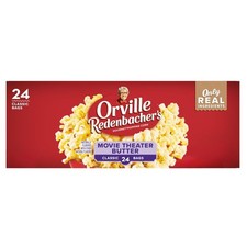 Orville Redenbacher's Movie Theater Butter Popcorn - 24 Classic Bags - 3g Fiber