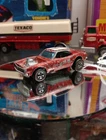 Hot Wheels Redline 1969 HK Red HEAVY CHEVY Black Int. Rough Cond. ORIGINAL